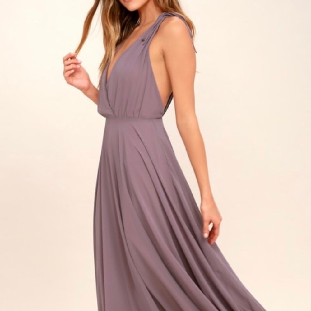 Dusty Purple Bridesmaid Dress